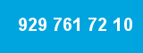 929 761 72 10